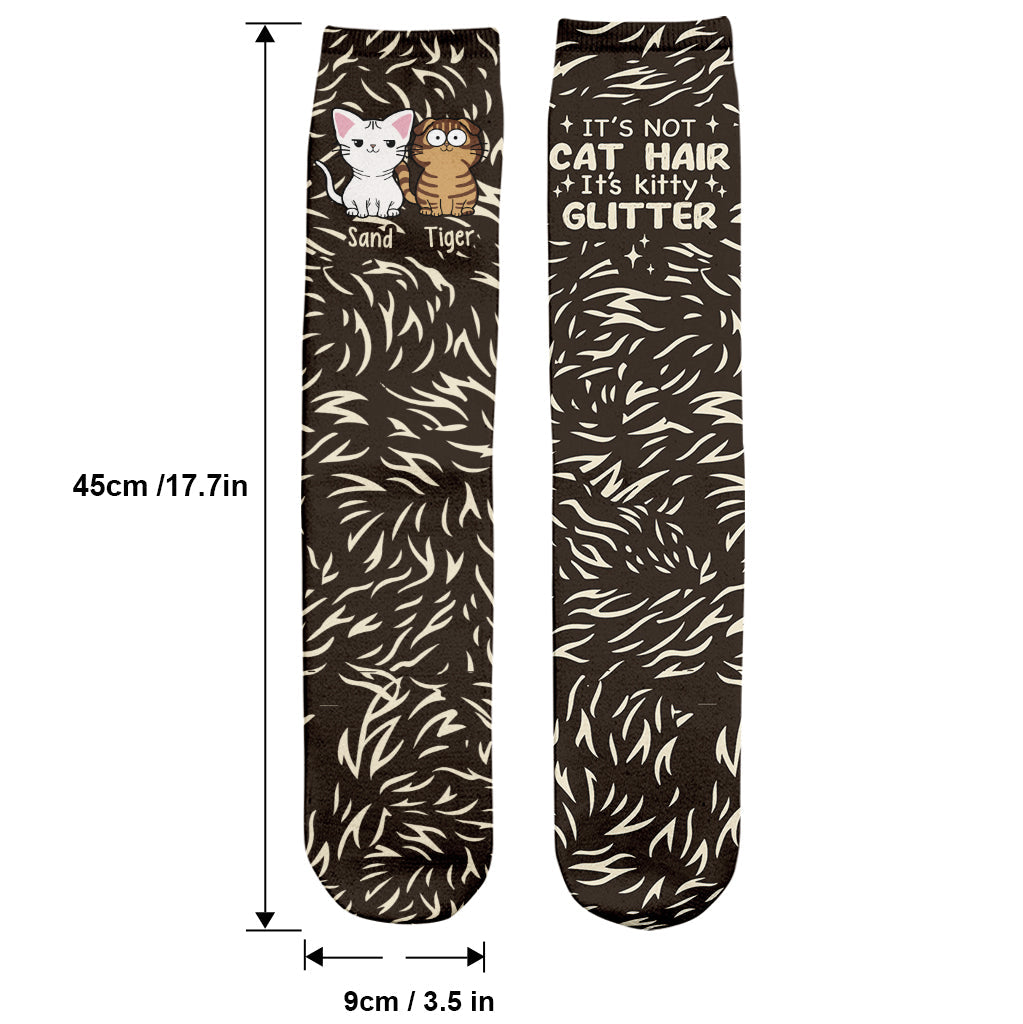 It's Not Cat Hair - Personalized Cat Socks