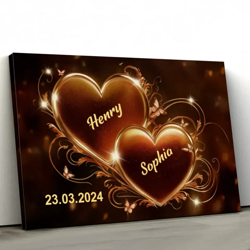 Personalized Poster - Custom Couple Art, The Perfect Gift for Him or Her, Celebrate Your Love with a Beautiful Portrait