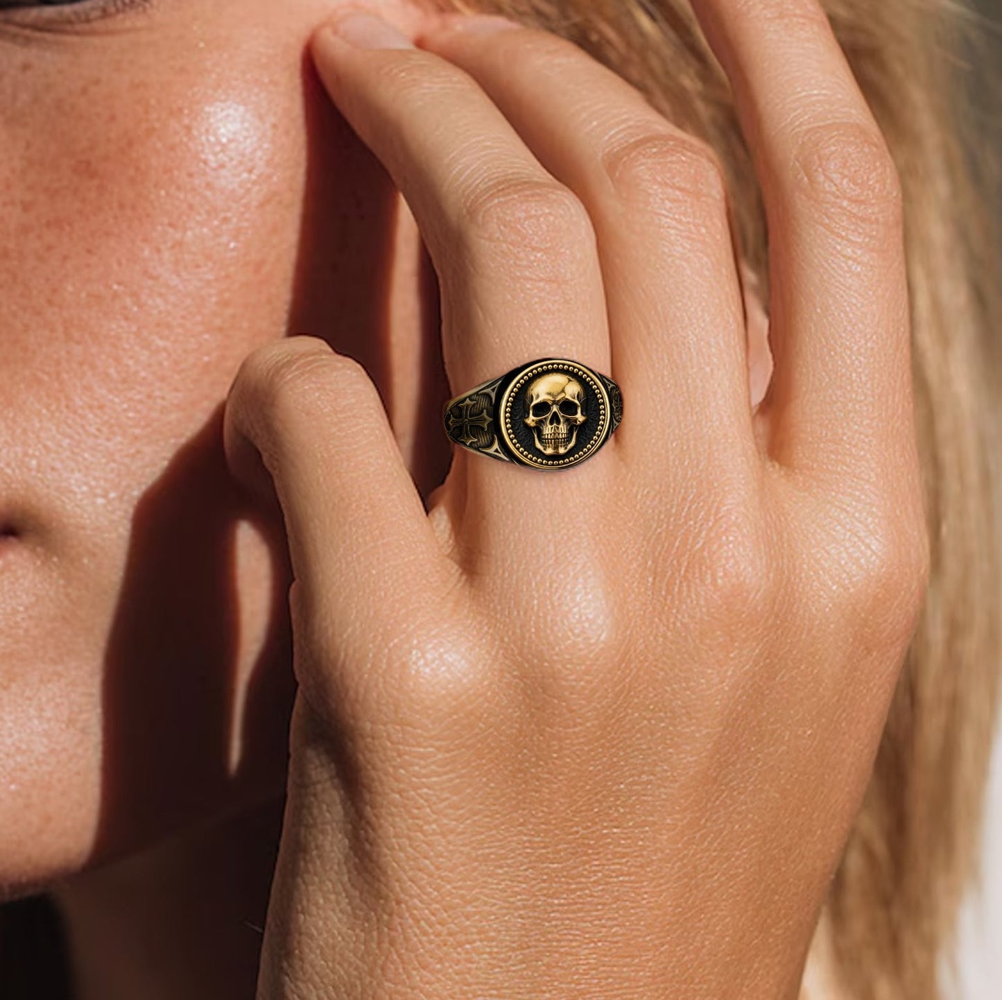 Cool Skull - Personalized Skull Signet Ring