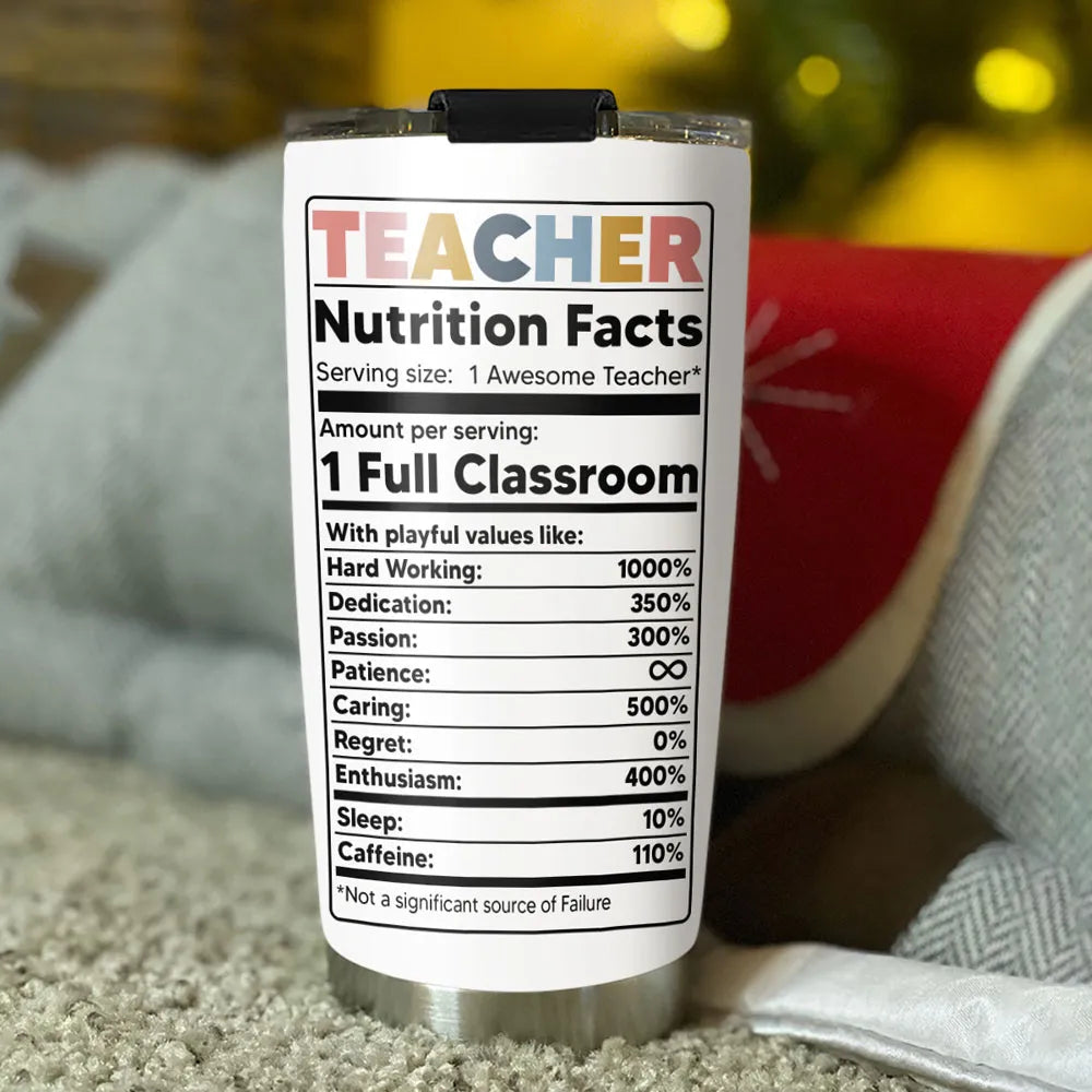 Insulated Travel Tumbler with Big Heart Design – "It Takes A Big Heart To Shape Little Minds" Teacher Gift