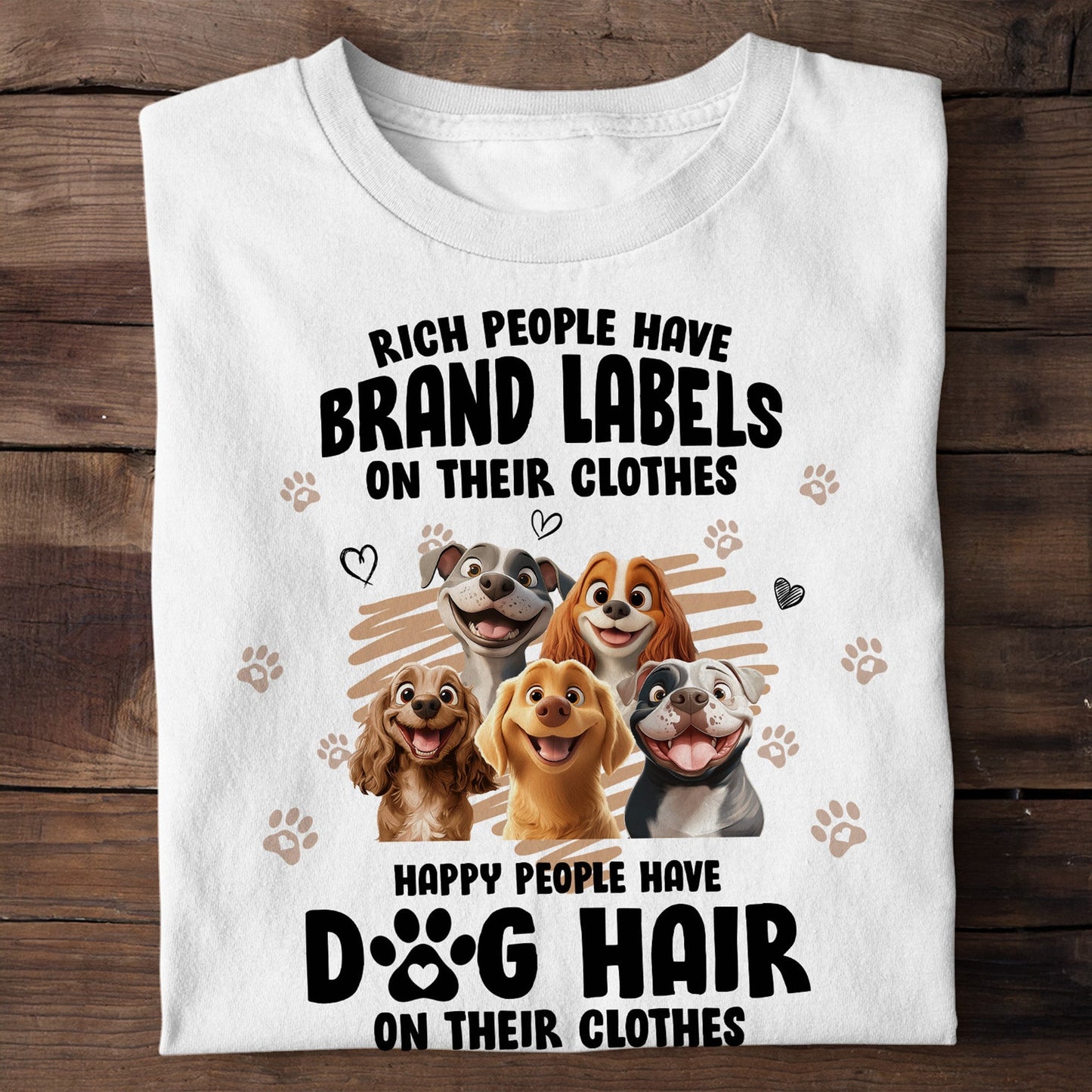 Dog Lover Funny Tee - Cartoon Dog Design Gift Shirt