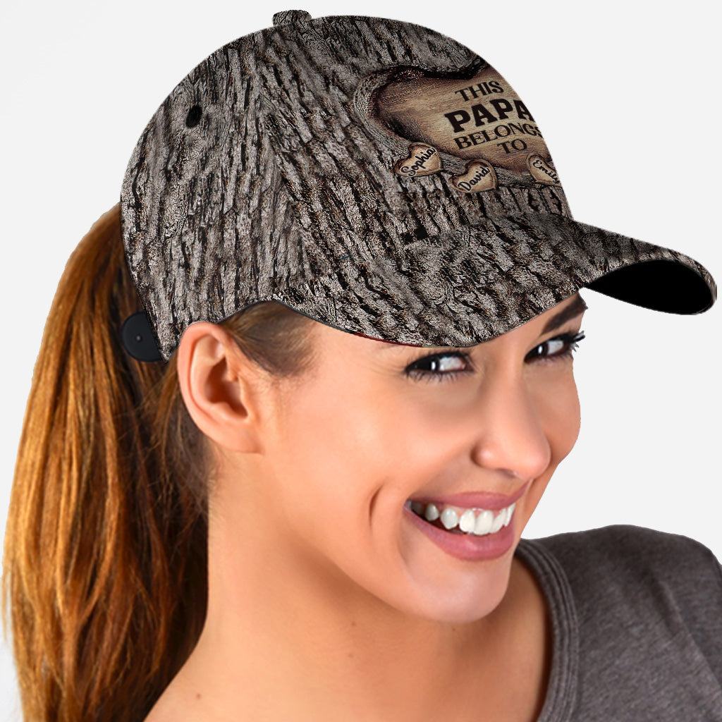 Dad's Heart - Gift for dad, grandma, grandpa, mom, uncle, aunt, brother, sister - Personalized Classic Cap