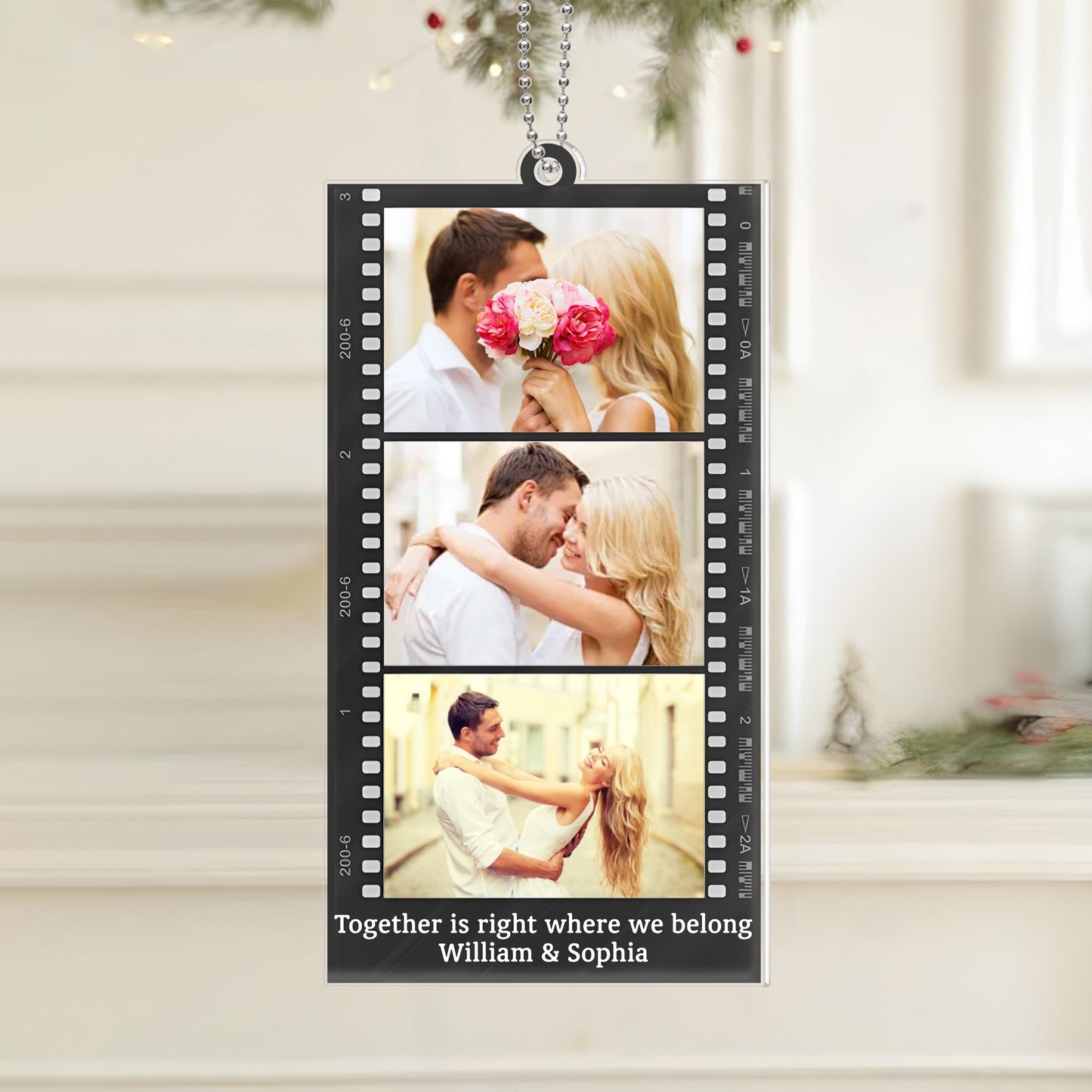 Forever Love Car Hanger - Capture Moments of Love, Perfect Gift for Couples