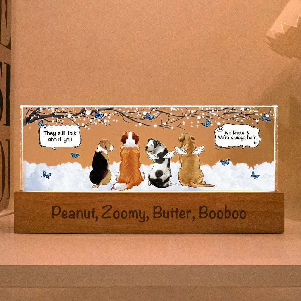 They Still Talk About You, Memorial Gift For Pet Dog Cat Lovers, Personalized Ornament,Poster,Keychain,Pillow