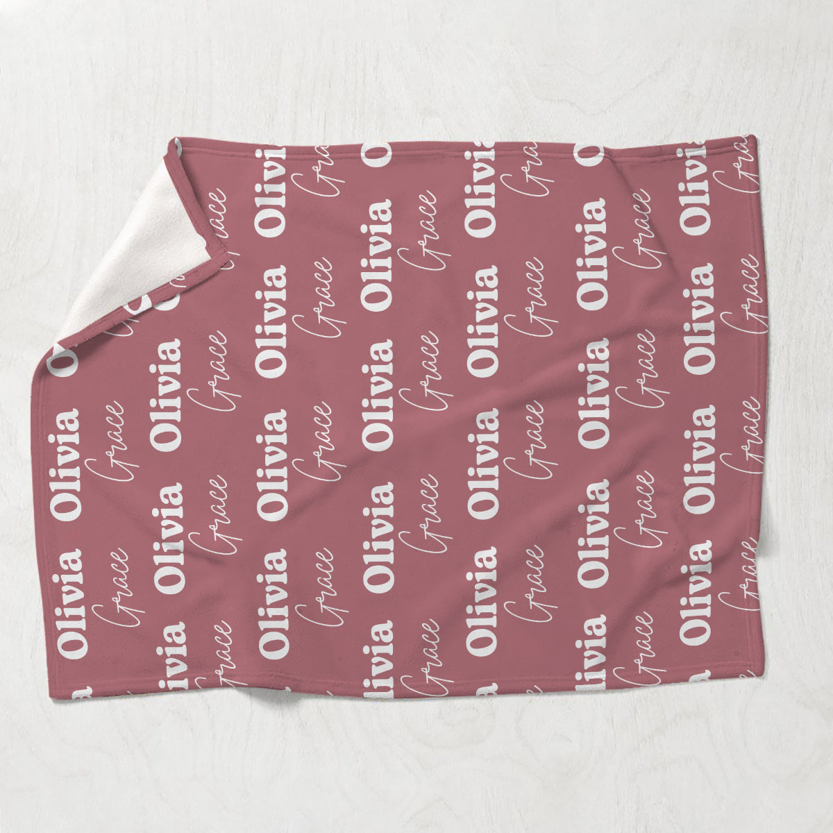 Custom Name Pattern - Personalized Daughter Blanket