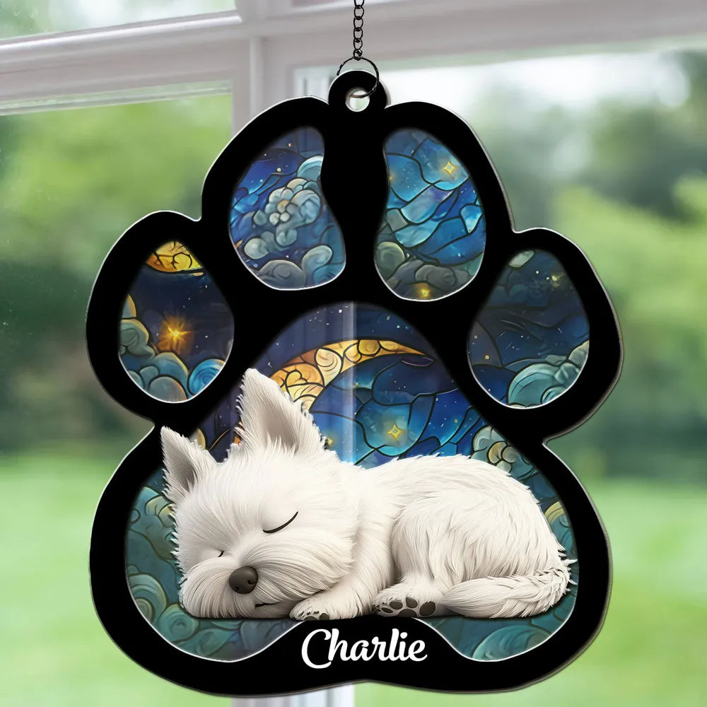 A Girl And Her Beautiful Memory - Personalized Custom Suncatcher
