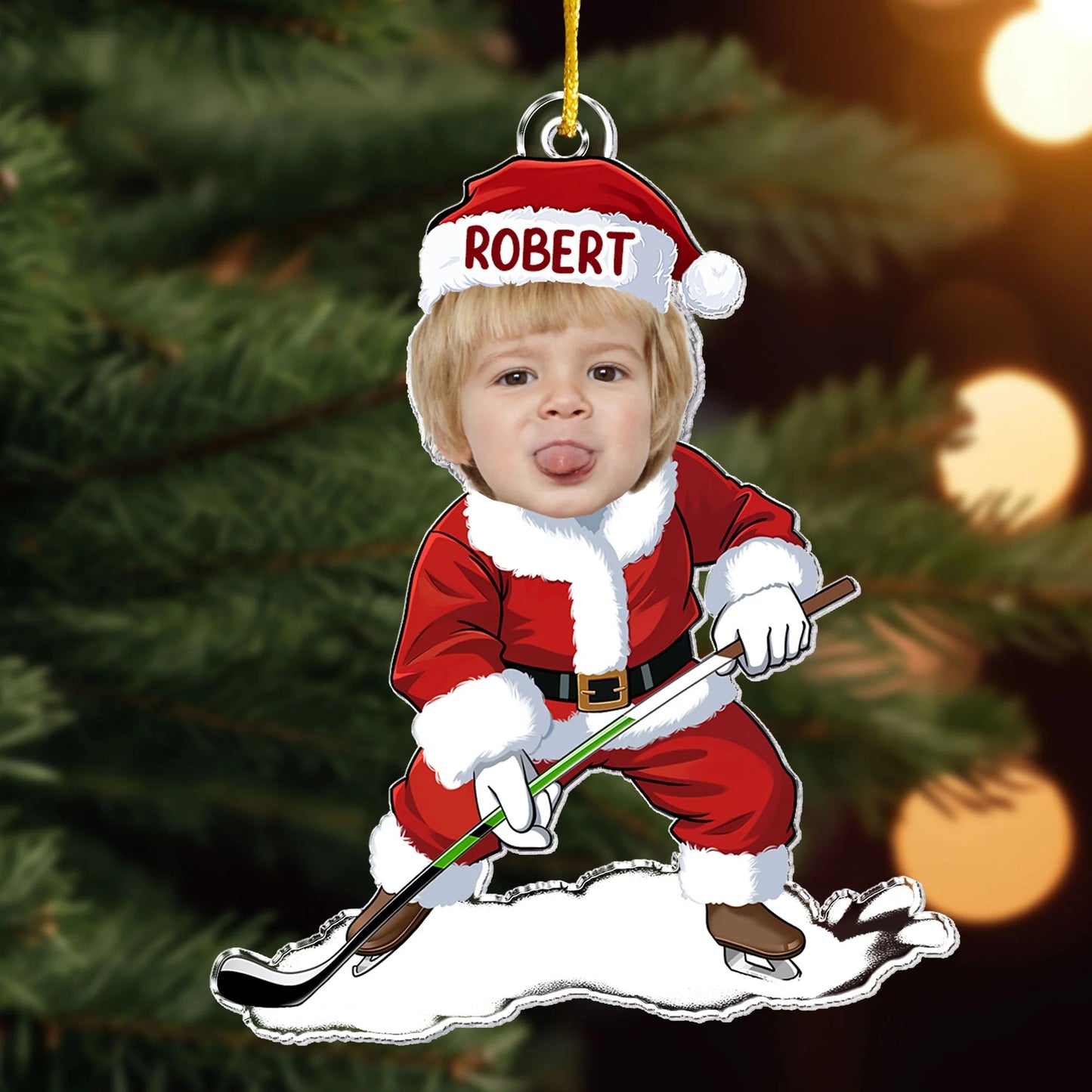 Funny Personalized Christmas Ornament – Perfect Gift for Quirky Kids and Grandkids, Celebrate Holiday Cheer