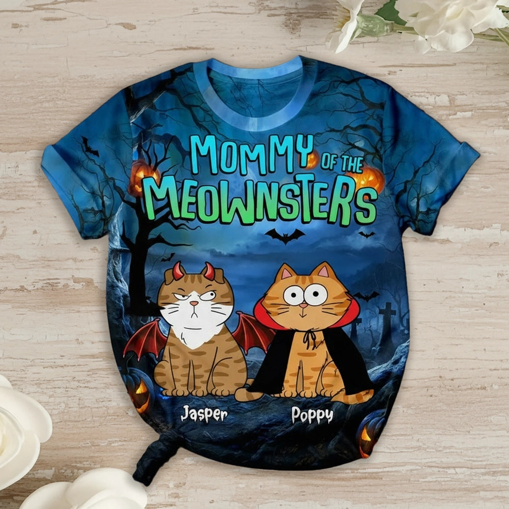 Classic Cat Halloween Tee - Cute, Whimsical, Festive Gift