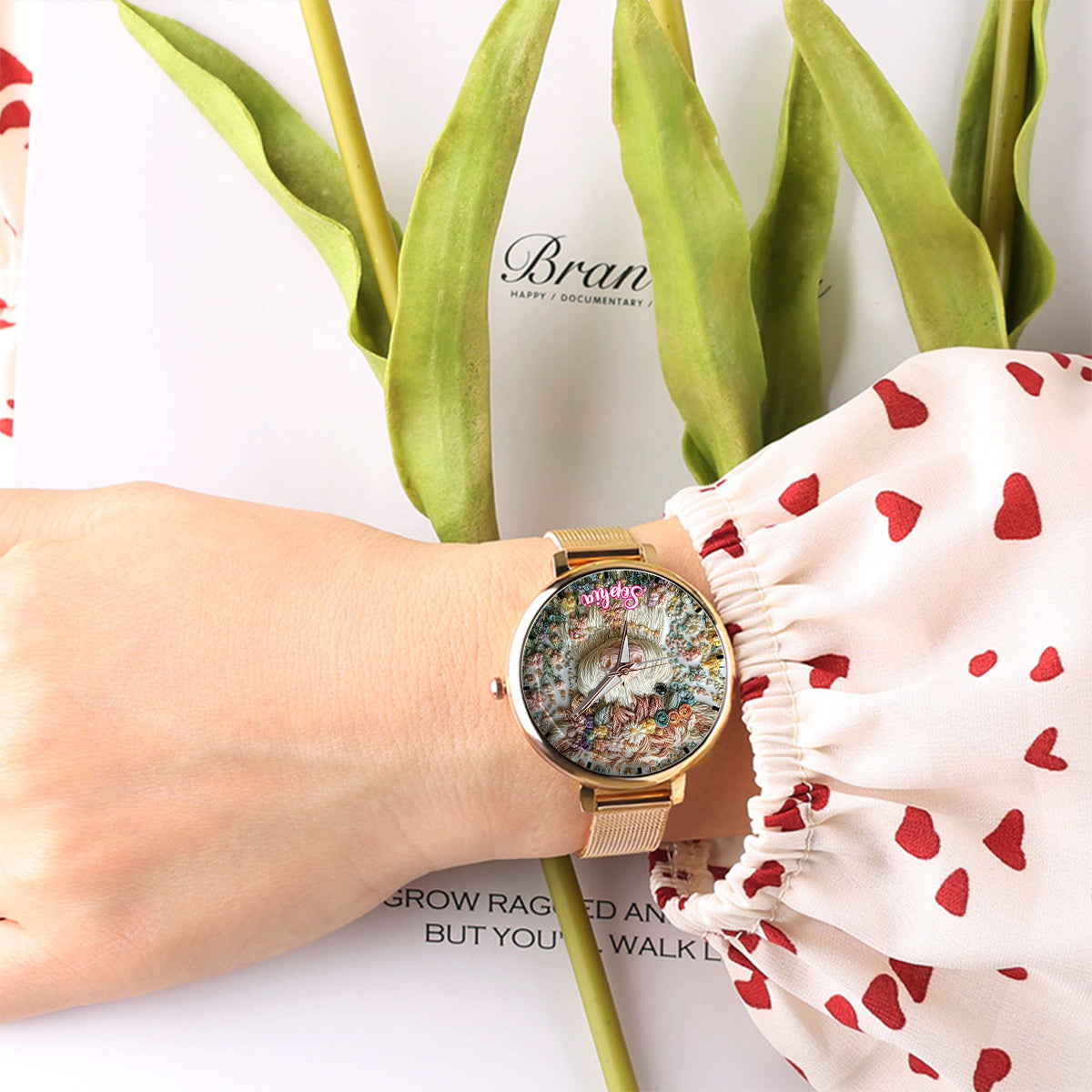 Beautiful Highland Cow - Personalized Highland Cow Women Hand Watch