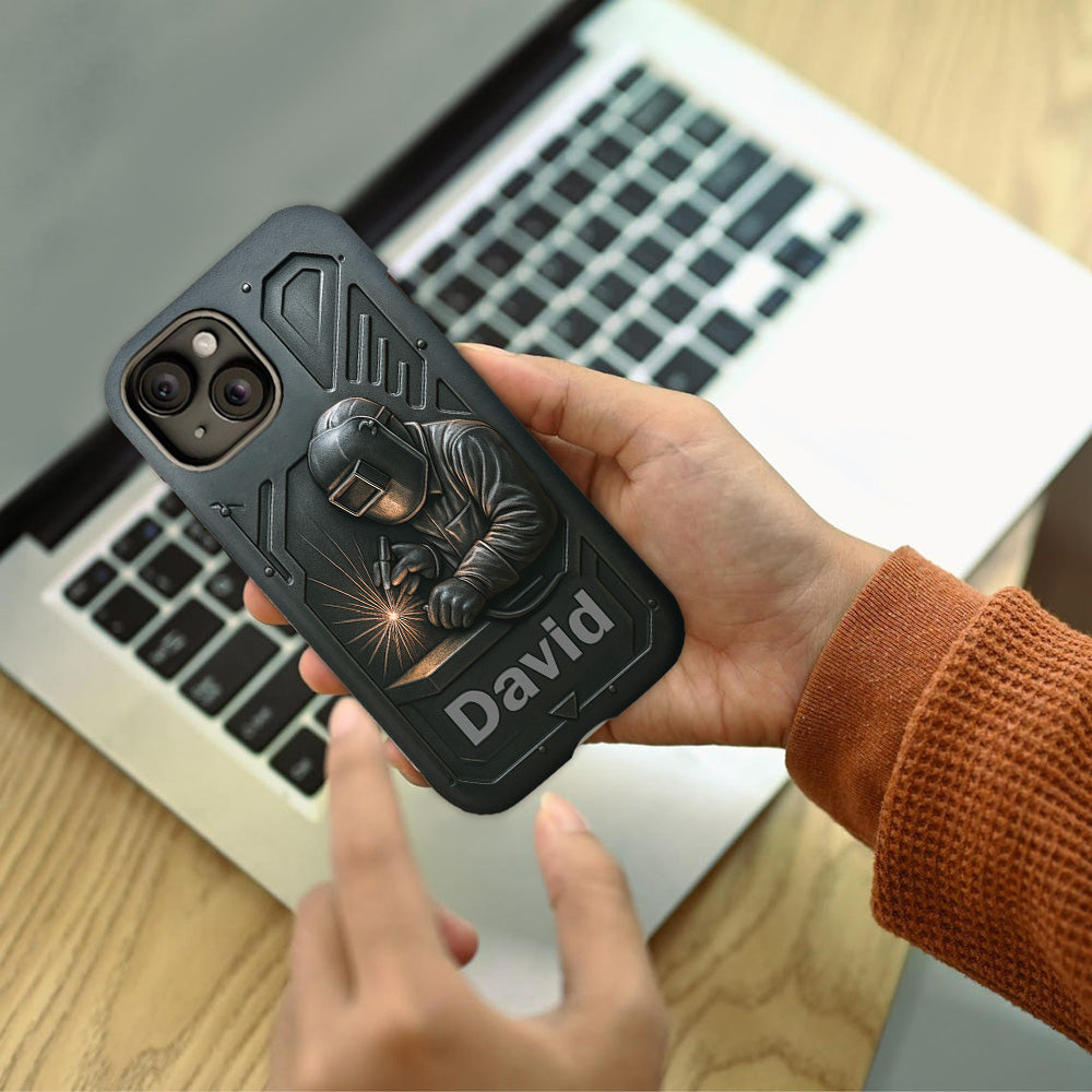 Cool Welder Men - Personalized Welder Full Print Phone Case