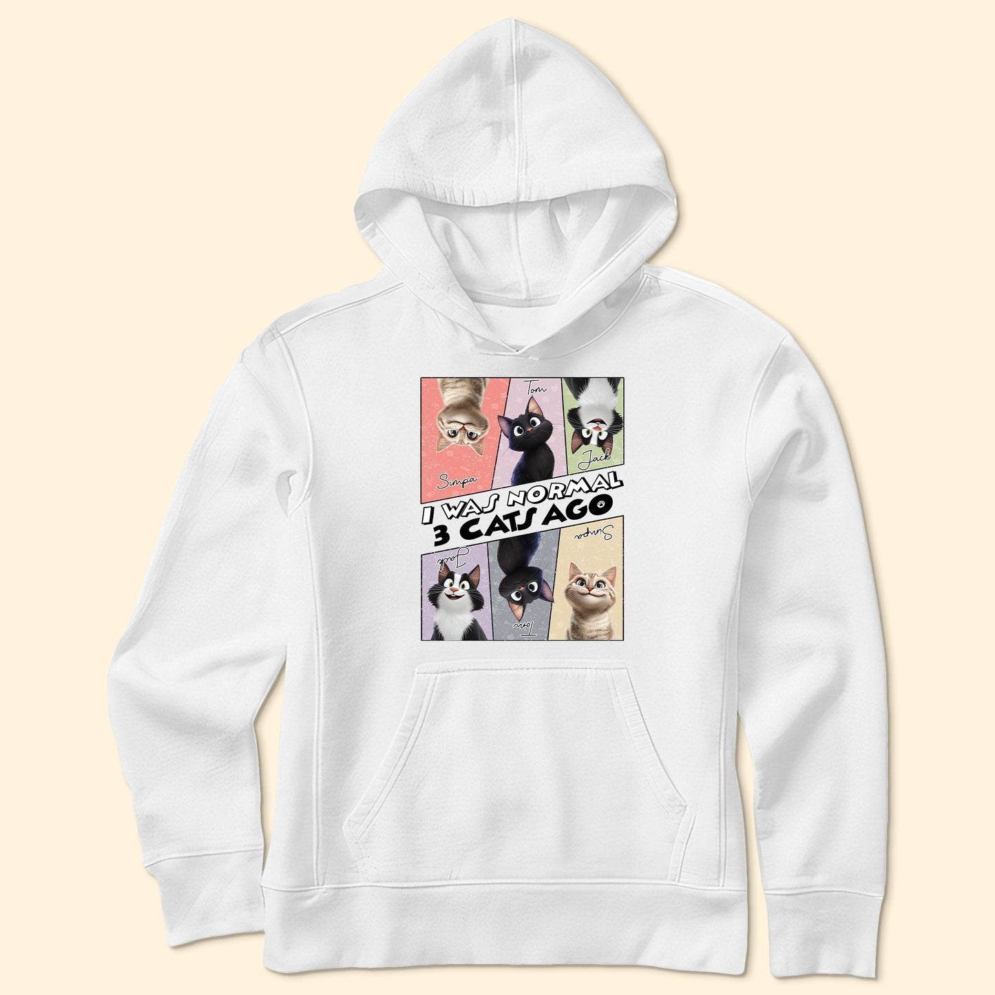 I Was Normal – Fun Classic Tee for Cat Lovers with Personalized Cat Designs, Perfect Gift for Pet Enthusiasts