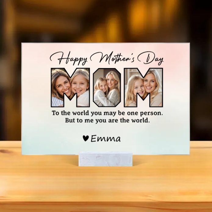 Personalized Mother's Day Poster - Custom Family Moments Canvas