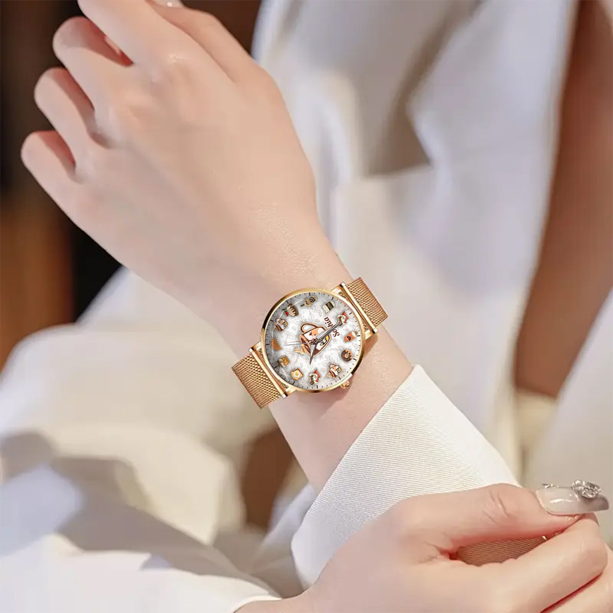 Coffee Mode - Personalized Coffee Women Hand Watch