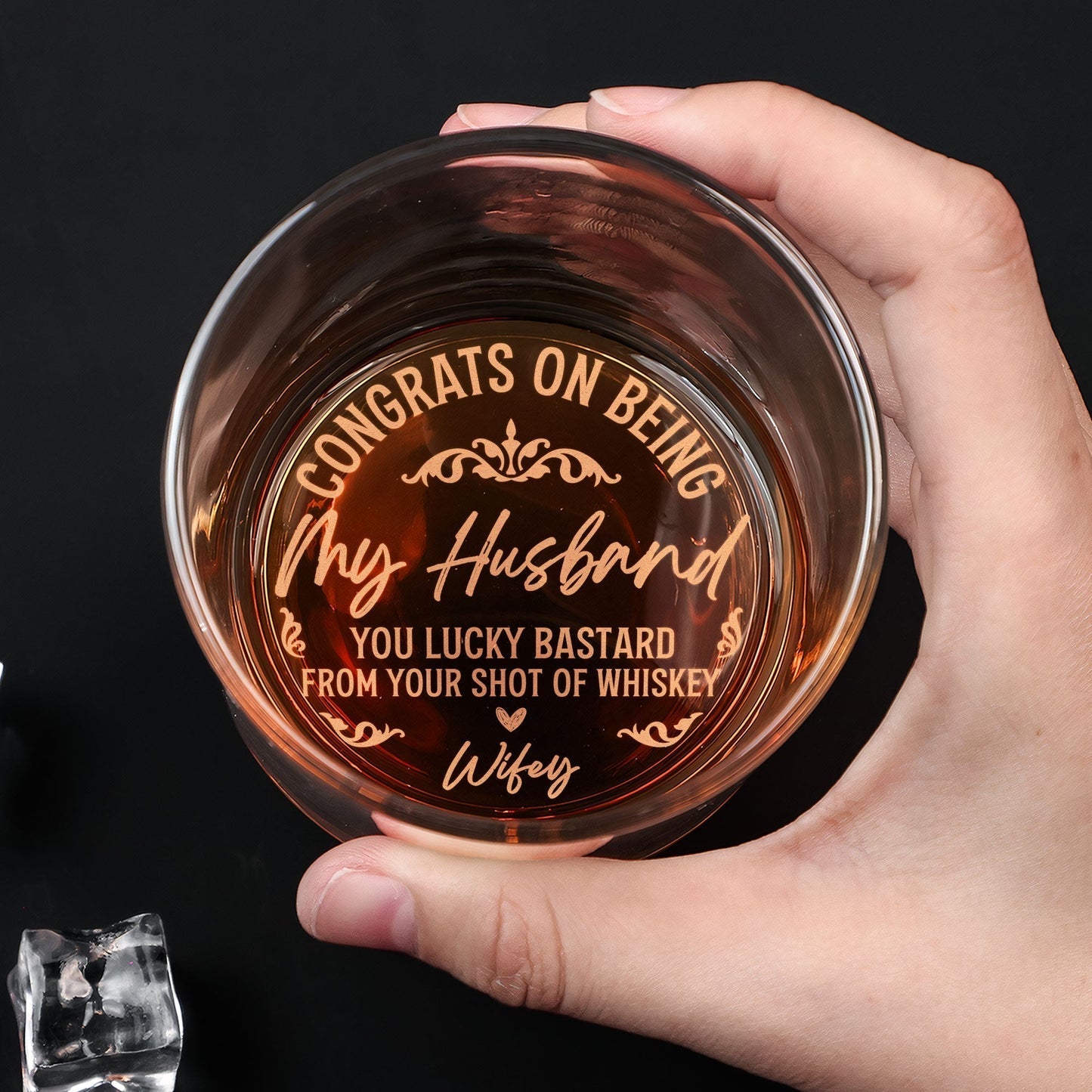 Personalized Whiskey Cup - A Funny and Bold Gift for Your Partner