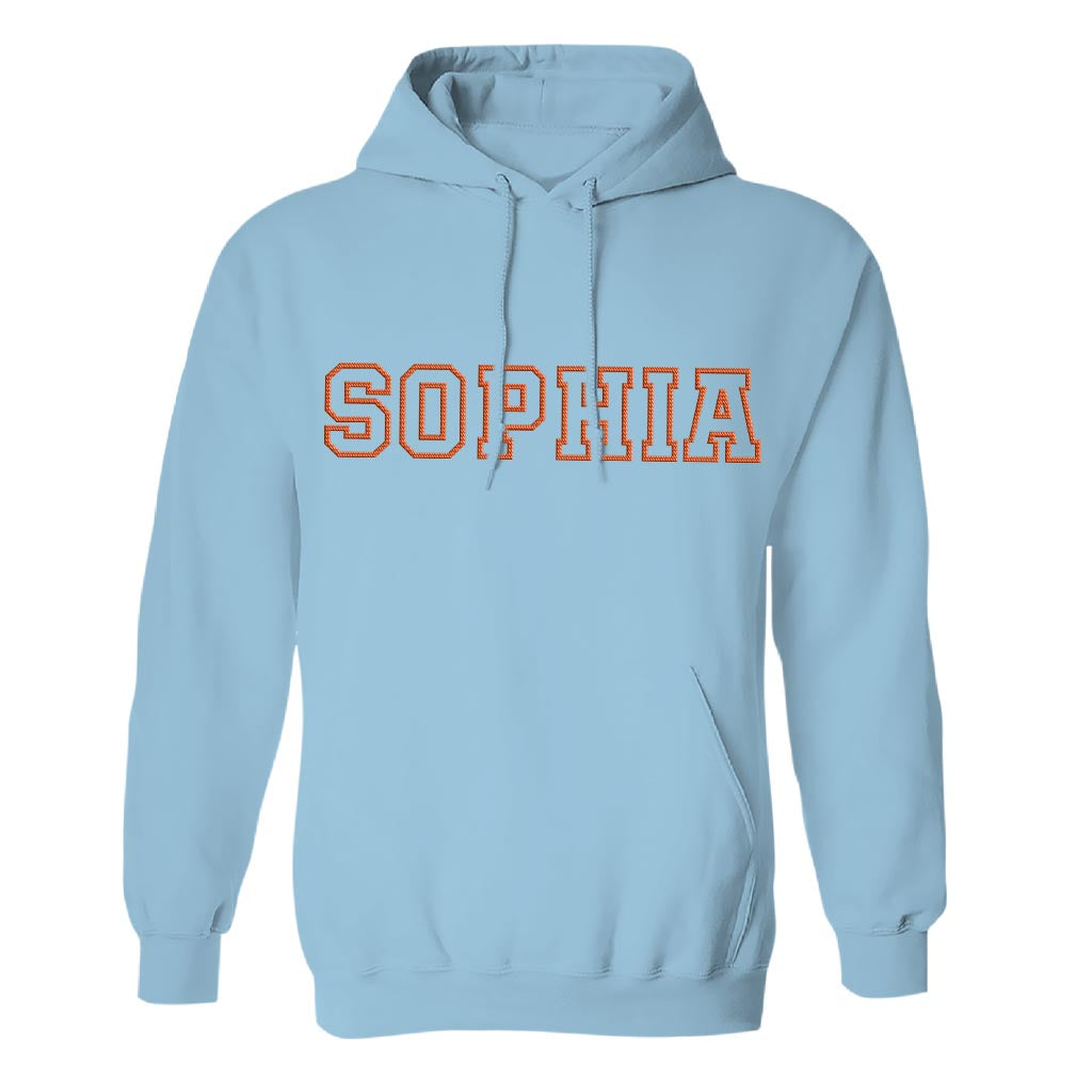 Custom Name - Personalized Step Mom Embroidered Hoodie