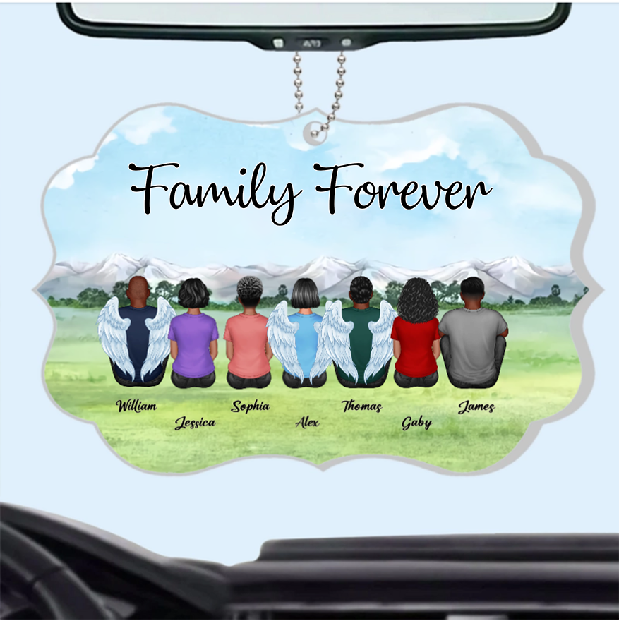Personalized Brothers & Sisters Forever Poster or Canvas, Keychain, Plaque, Ornament, Wallet Card - Perfect Gift for Siblings, Memorial Keepsake