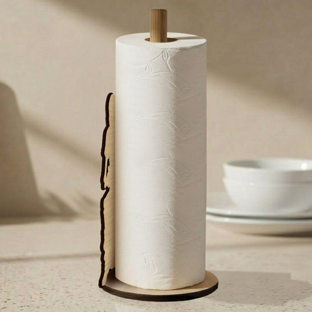 Doing Dad Sh*t - Personalized Father Paper Towel Stand