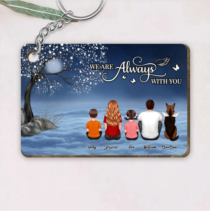 Butterfly I Am Always With You Memorial Personalized Poster or Keychain or Ornament or Plaque