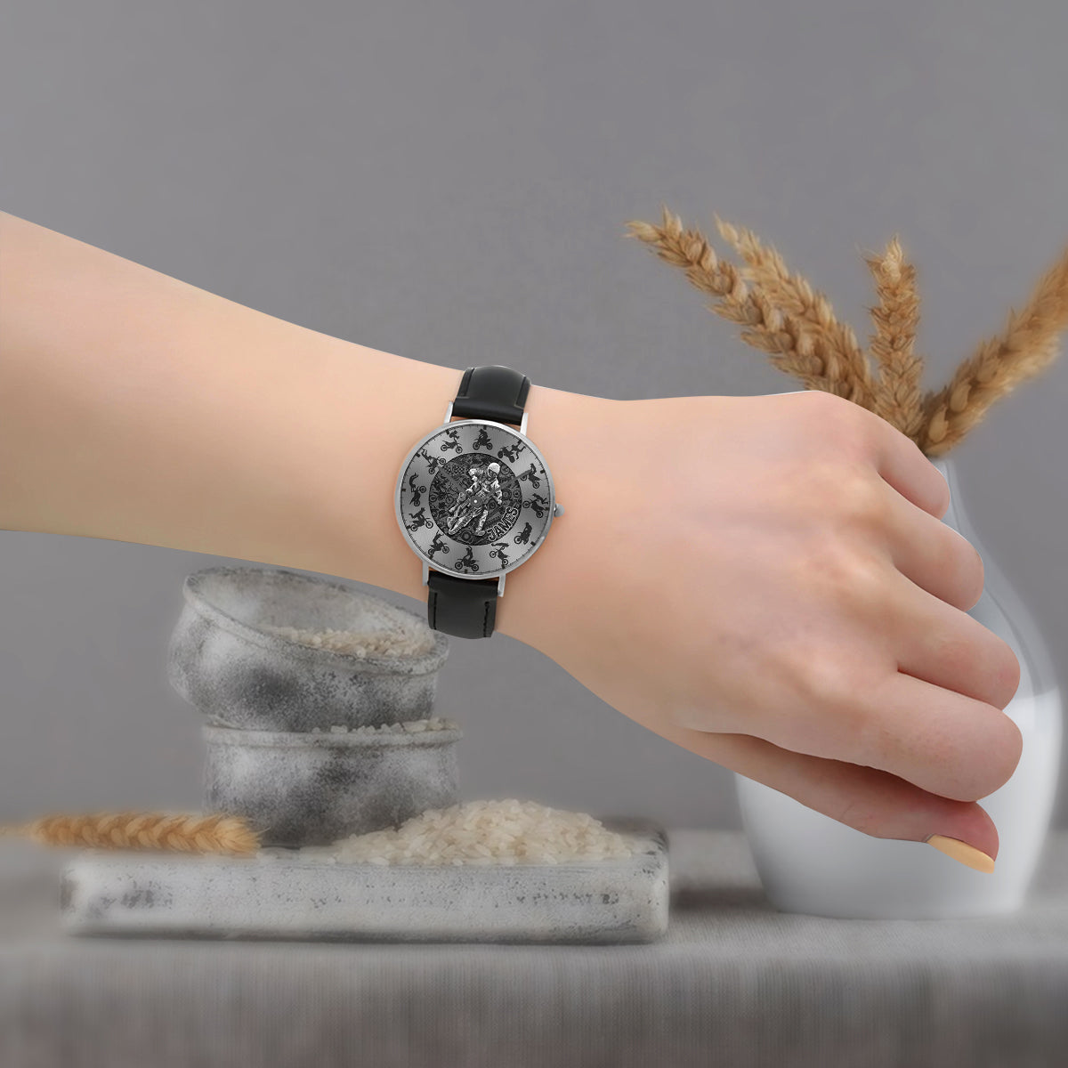 Cool Biker - Personalized Dirt Bike Hand Watch