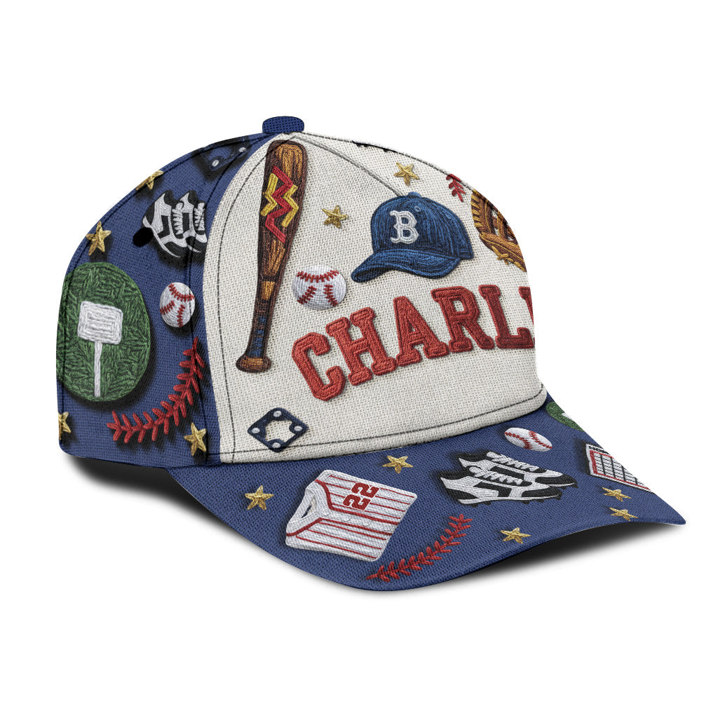 Baseball Player - Personalized Baseball Classic Cap