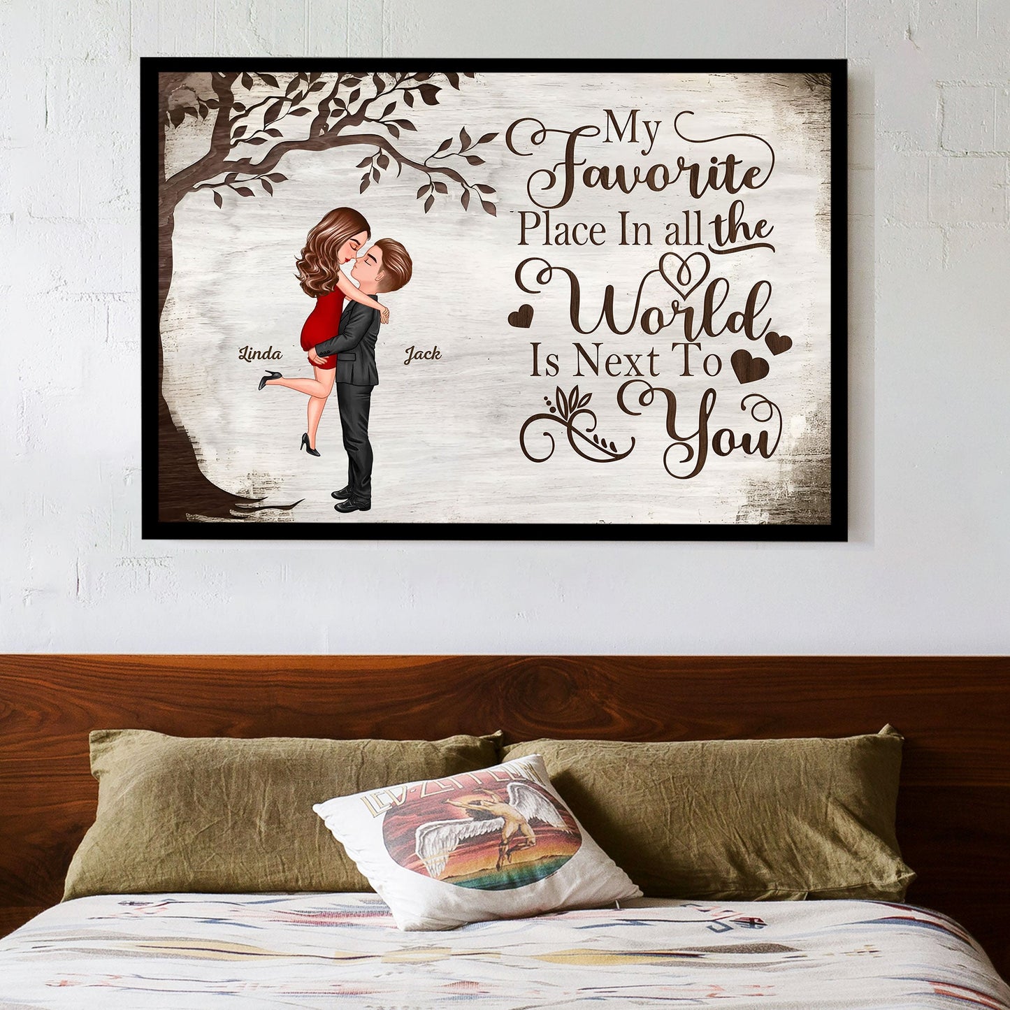 Personalized Couple Poster – Custom Love Memory Keepsake Gift