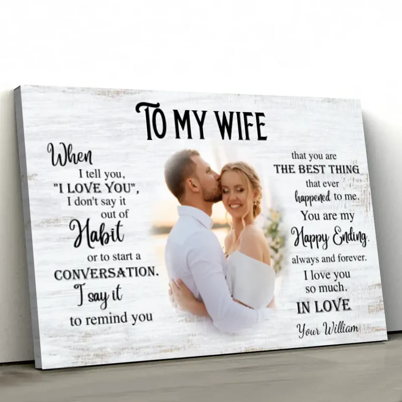 Personalized Valentine’s Day Poster for Couples - A Deep Love Confession