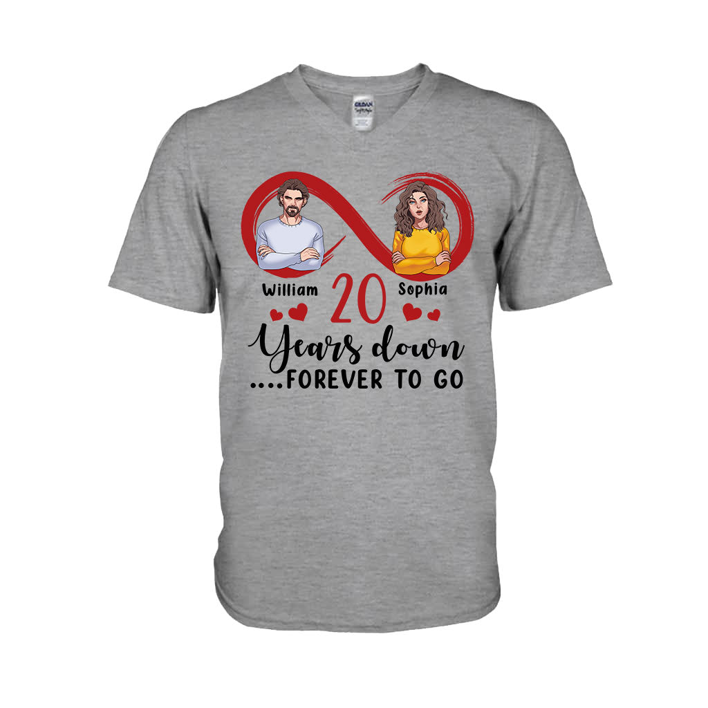 Forever To Go - Personalized Couple T-shirt and Hoodie