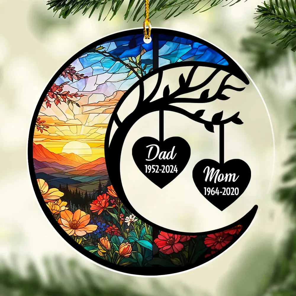 Acrylic Ornament Memorial High Clarity Beautiful and Durable Keepsake Gift