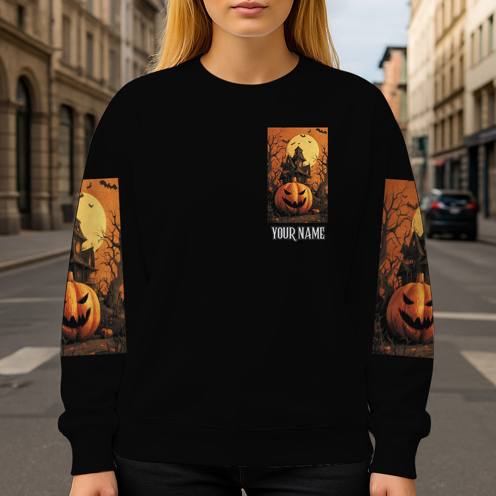 Halloween Castle - Personalized Halloween All Over Shirt