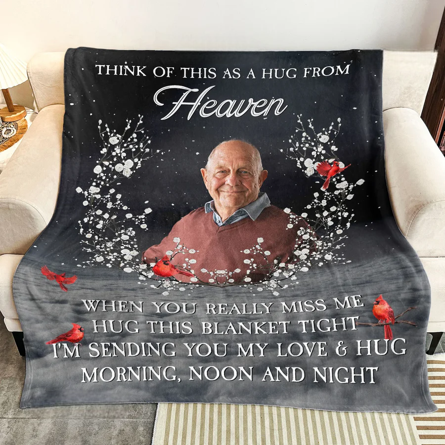 Personalized Memorial Blanket, Plaque, Keychain, Ornament, Sign – Custom Gift to Remember Loved Ones