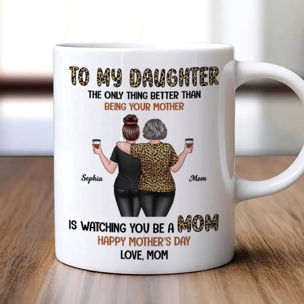 Special Mother's Day Gift for Daughter - A Unique Mug to Celebrate Becoming a Mom