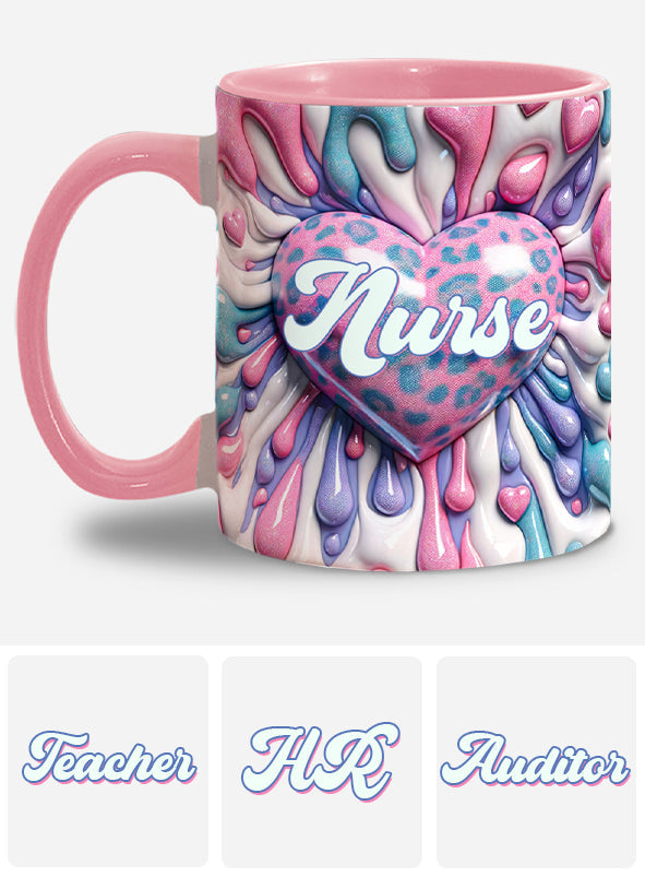 I Love My Job - Personalized Colleague Accent Mug