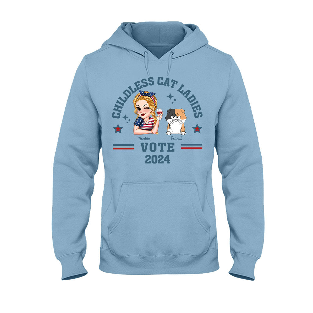 Childless Cat Ladies - Personalized Cat T-shirt And Hoodie