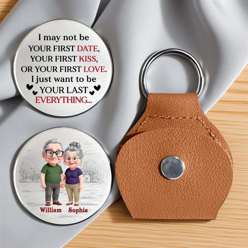 Pocket Hug Personalized Love Token With 'Your Last Everything' Message, Heartwarming Keepsake, Unique Gift for Couple