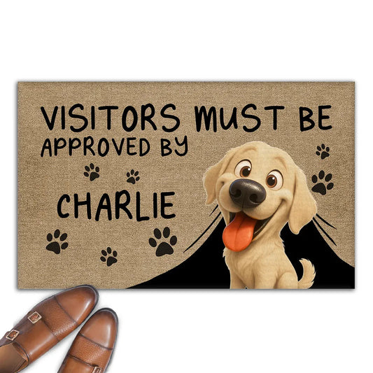 Personalized Doormat Non-Slip Durable Funny Dog Print Perfect for Gifting and Daily Use