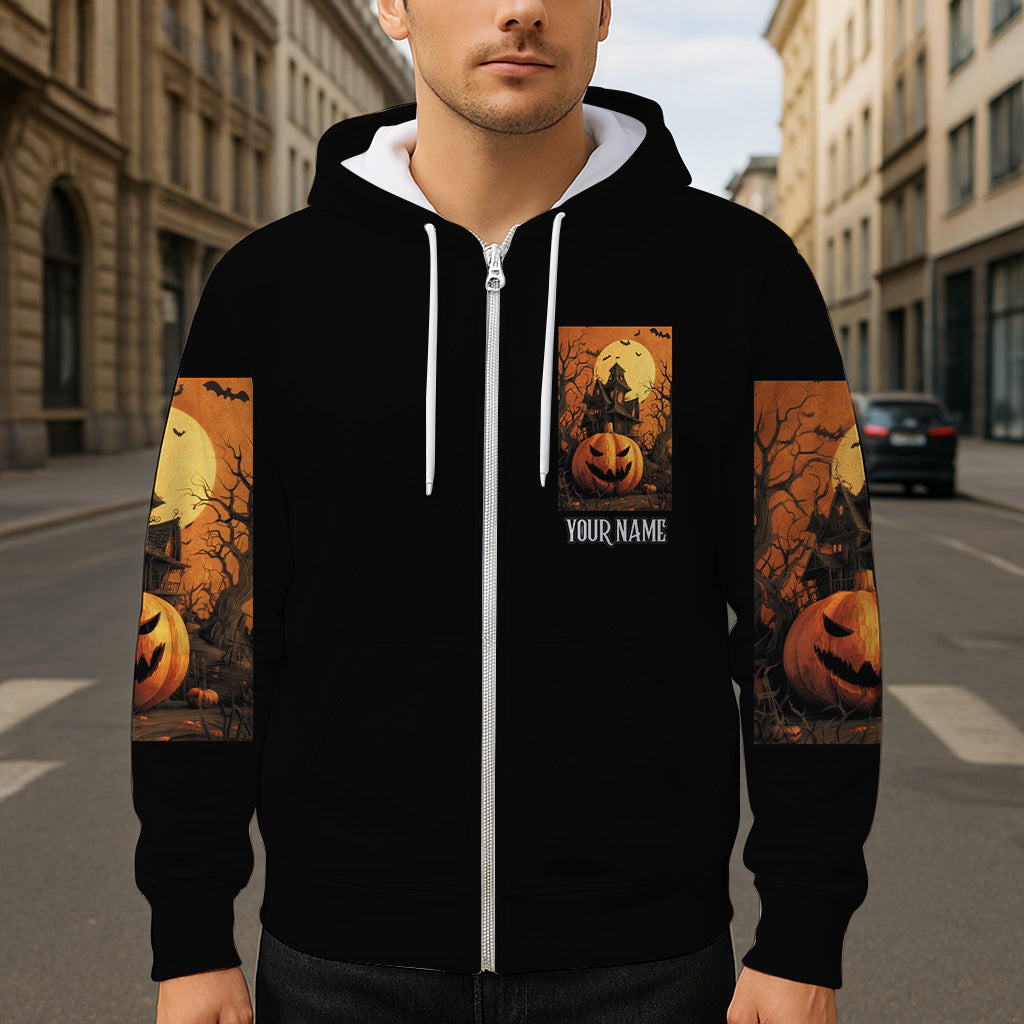 Halloween Castle - Personalized Halloween All Over Shirt