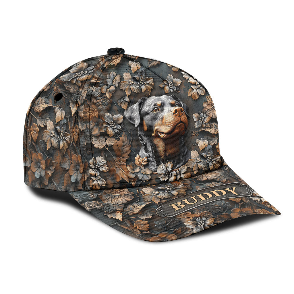 Home Is Where My Rottweiler Is - Personalized Dog Classic Cap