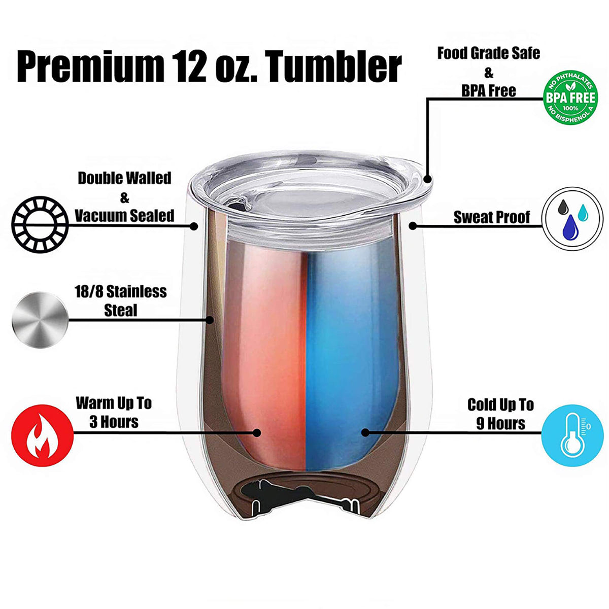 Be a Flamingo In a Flock of Pigeons - Personalized Flamingo Wine Tumbler