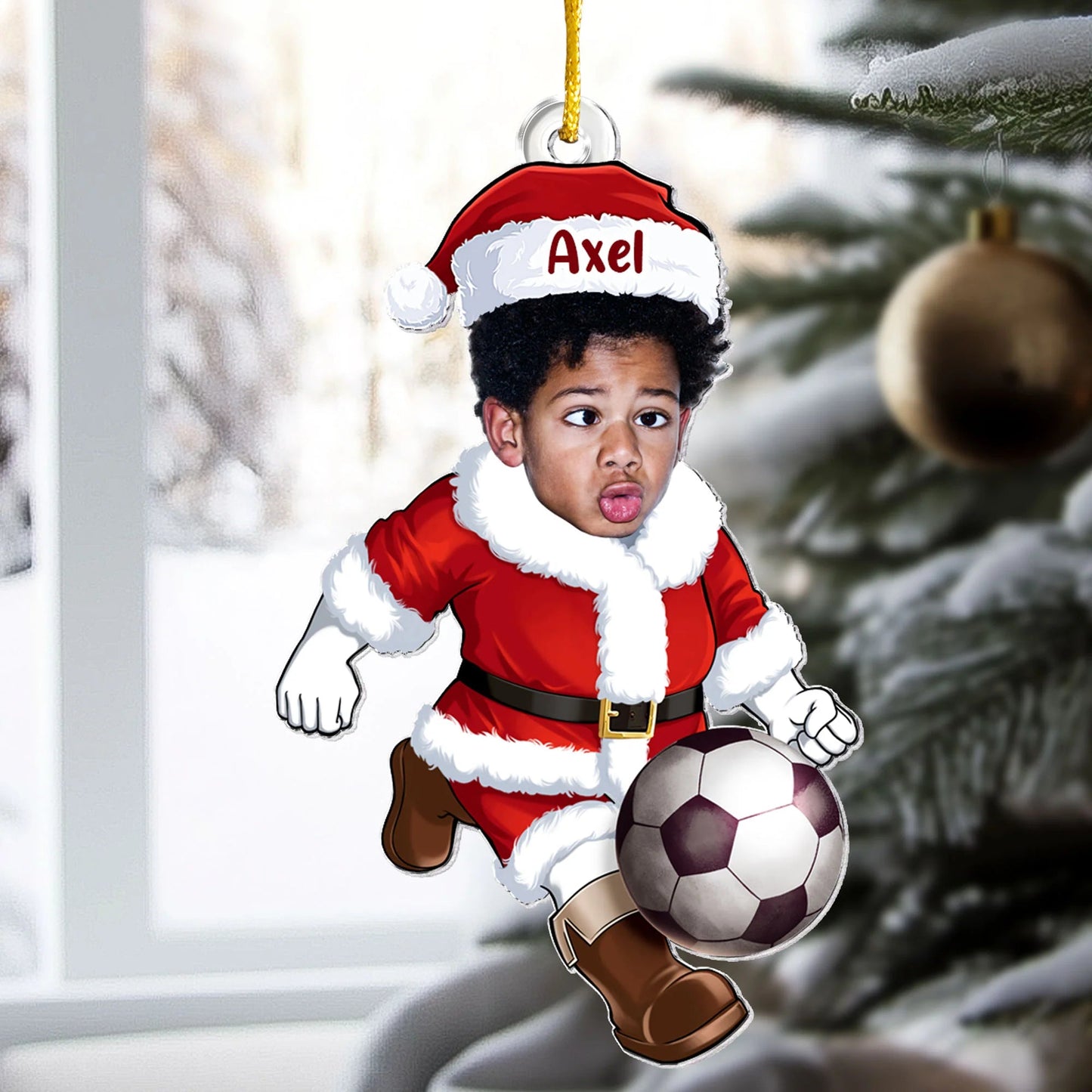 Funny Personalized Christmas Ornament – Perfect Gift for Quirky Kids and Grandkids, Celebrate Holiday Cheer