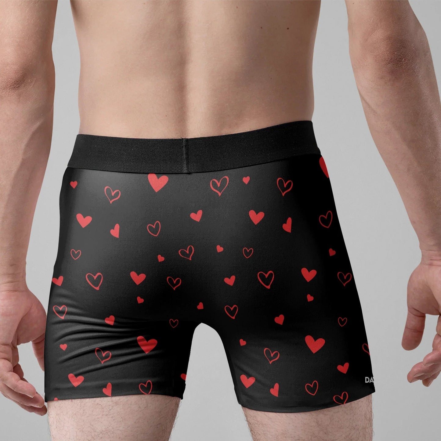 I Promise To Always Be By Your Side Quote Personalized Men's Boxer Briefs - Playful Couple Gift for Date Nights
