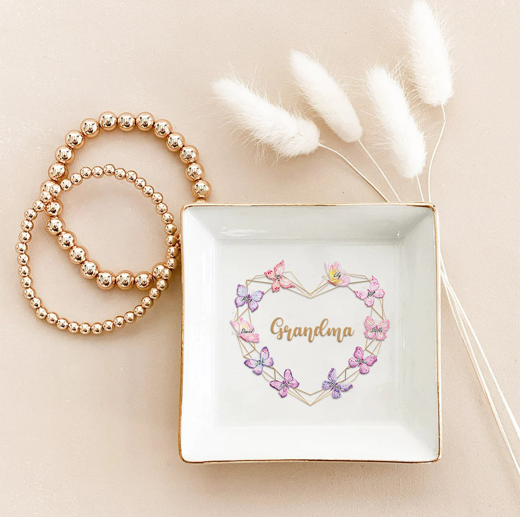 Grandma Mama - Personalized Mother's Day Grandma Jewelry Dish