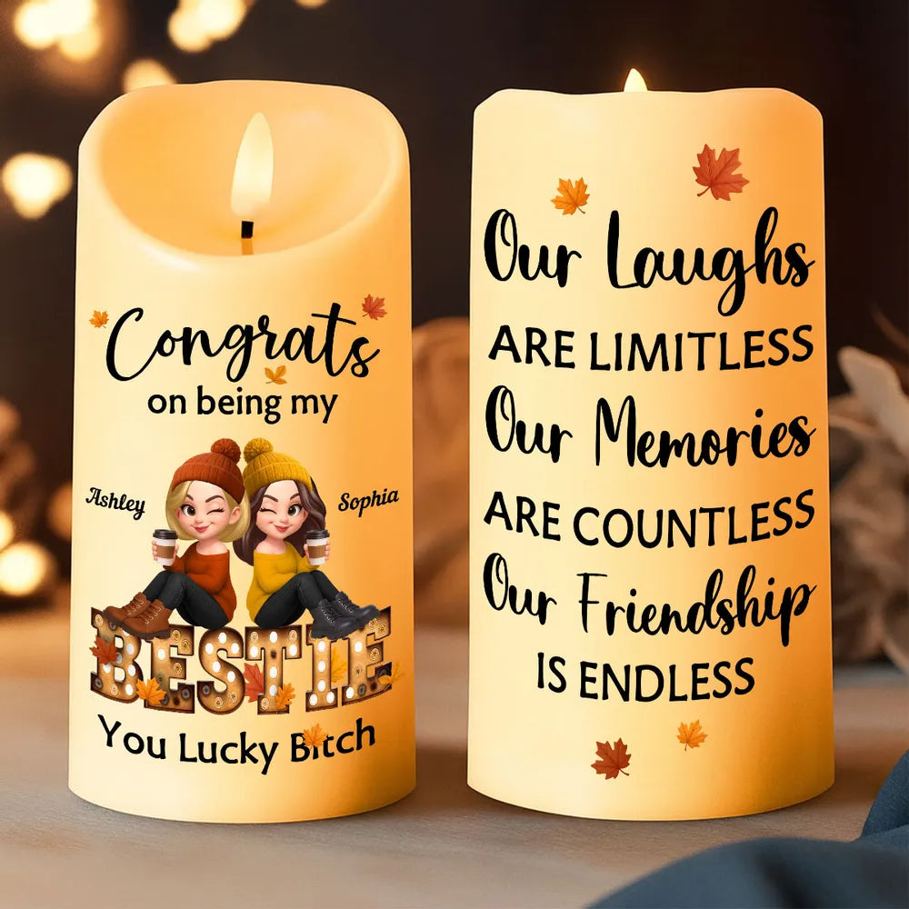 Cartoon Best Friends Acrylic Keychain, Cozy Fall Accent, Gift-Ready Keepsake for Friendship
