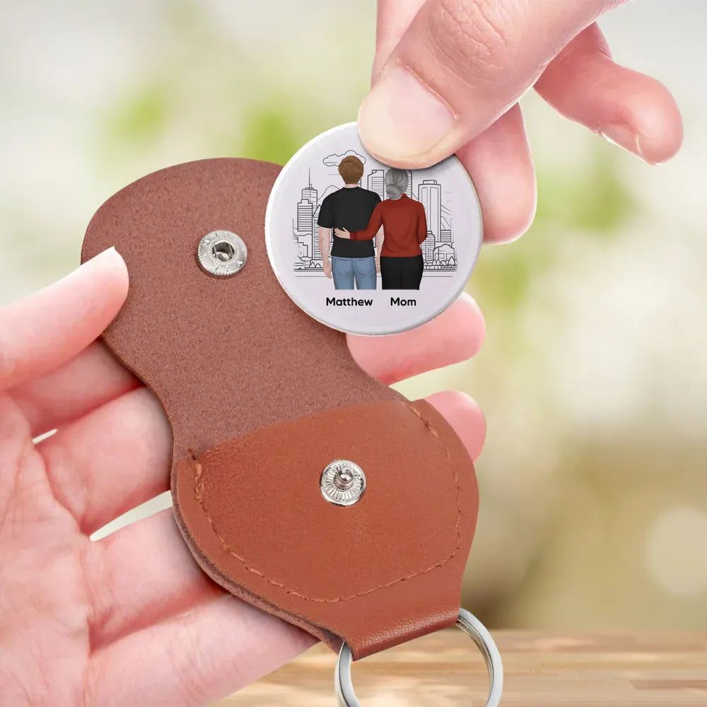 Pocket Hug from Mom to Son – Heartfelt Engraved Message, Perfect Gift of Love and Pride for Son