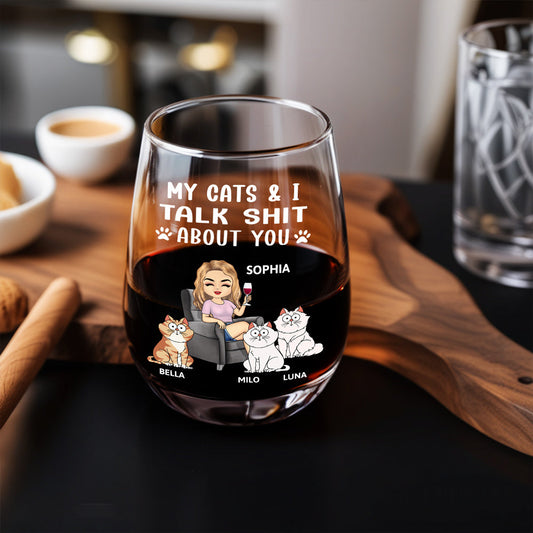Personalized Wine Glass for Dog Lovers – Fun Gift for Her and Her Dog with Custom Design