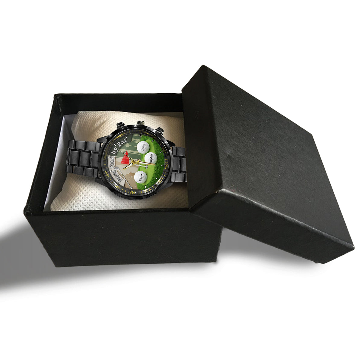 Best Dad By Par - Personalized Golf Hand Watch