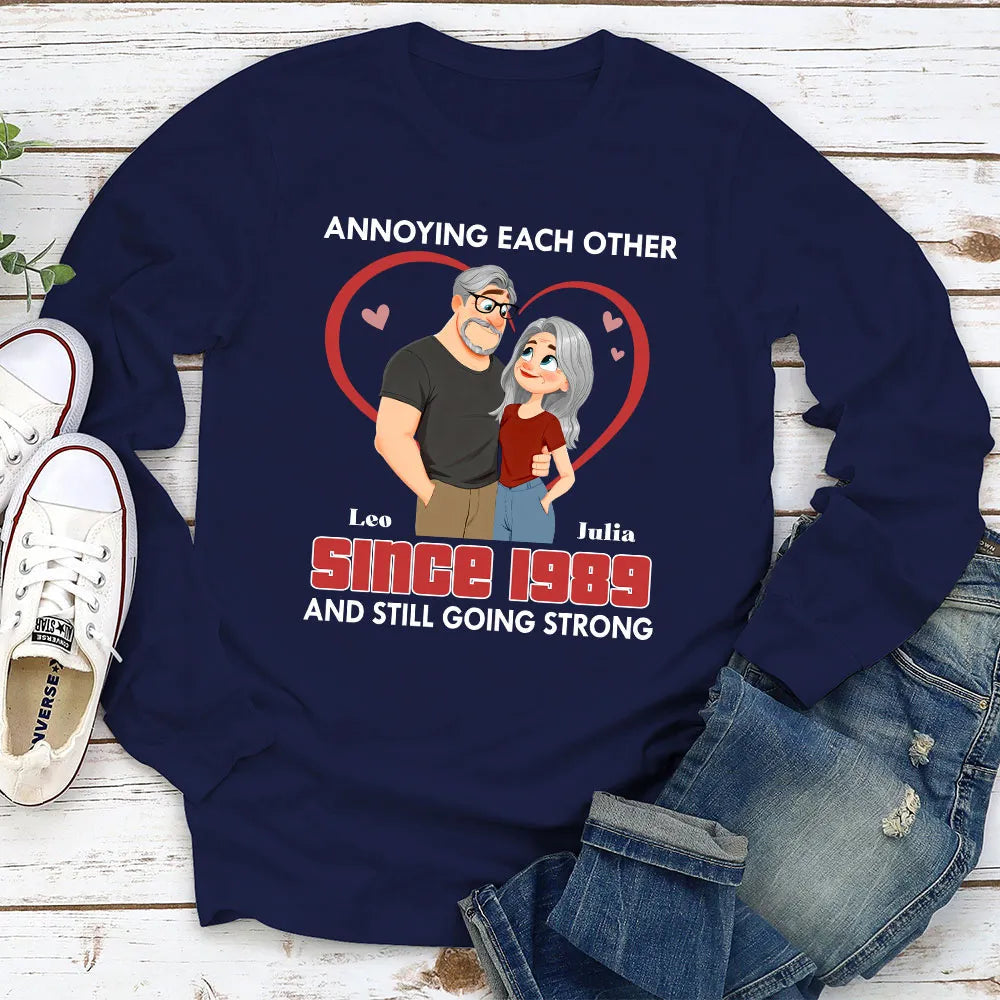 Annoying Each Other Forever Classic Tee, Personalized Cute Couple Shirt, Sweet Funny Gift for Husband or Wife