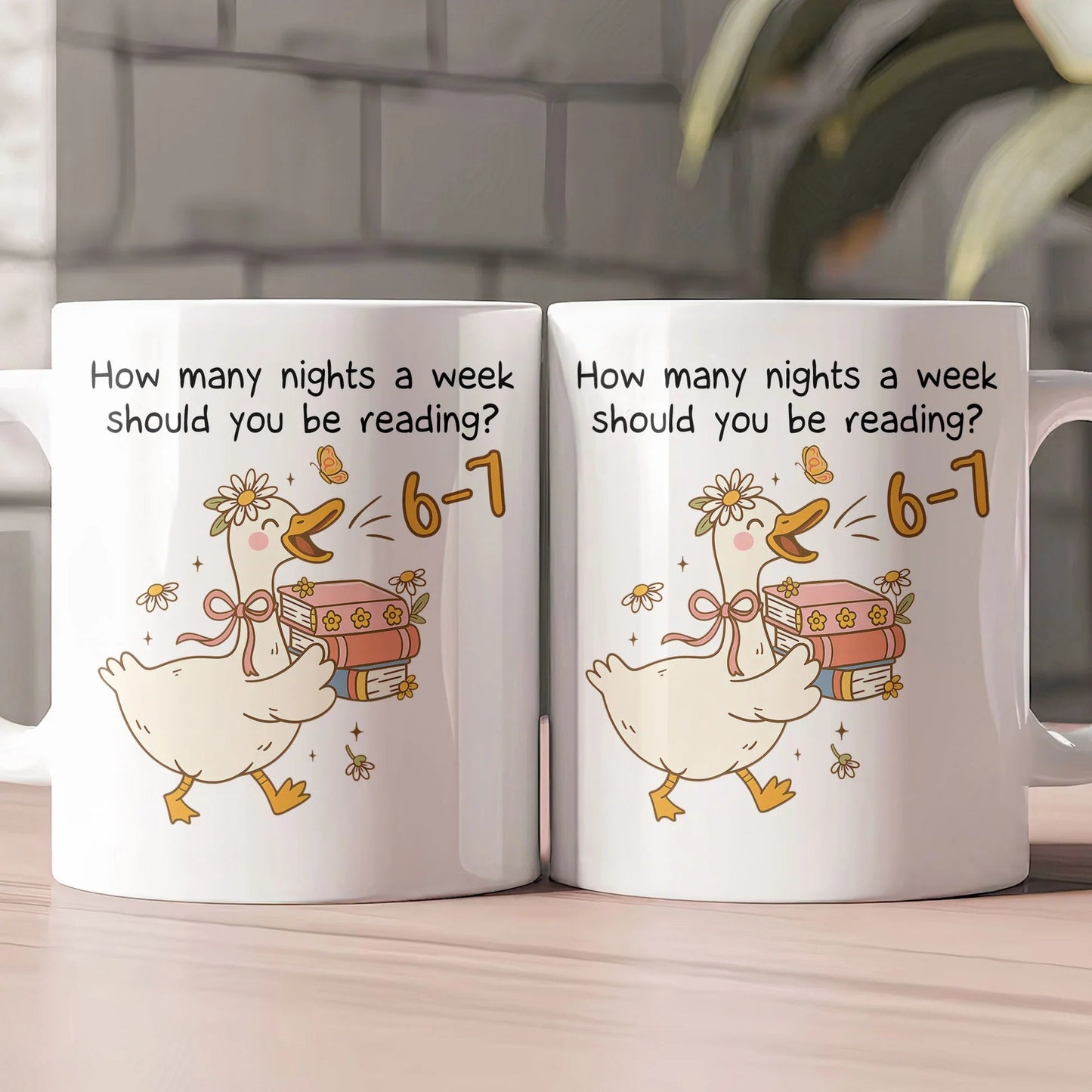 How Many Nights A Week Should You Be Reading 6-7 -Cozy Reading Night Gift for Book Lovers
