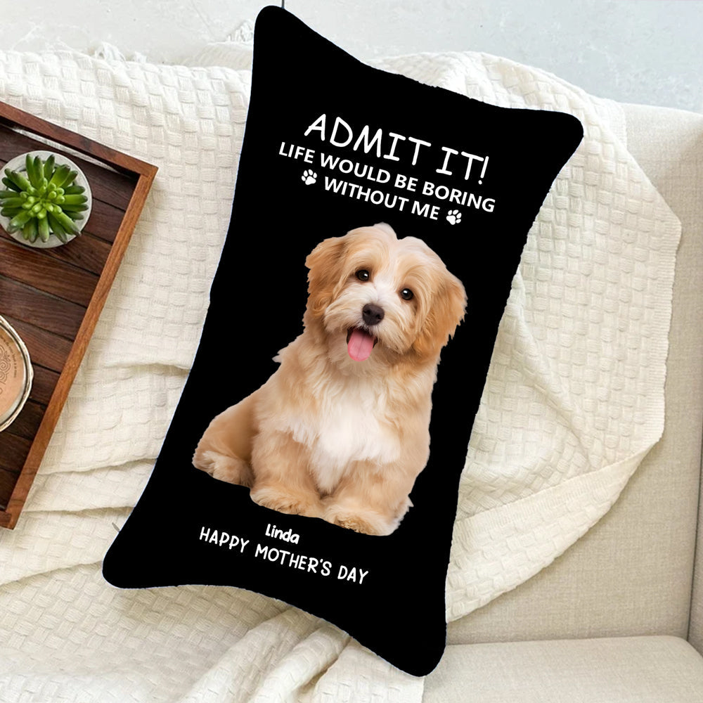 Personalized Pet Rectangular Pillow – Humorous Pet-Themed Design, Special Gift for Pet Lovers
