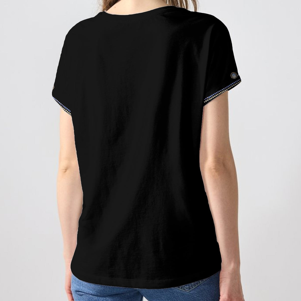 Custom Any Photo, Any Title - Personalized Nurse Fully Printed V-Neck T-Shirt