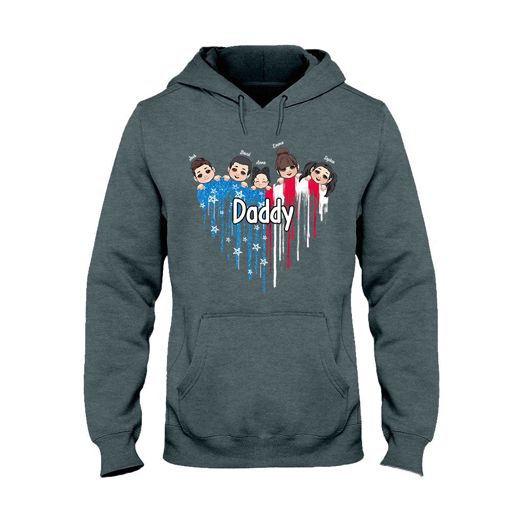 Best Dad Ever - Personalized Father T-shirt and Hoodie